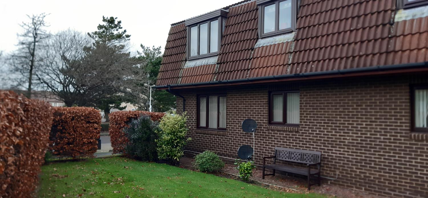 Rear of property